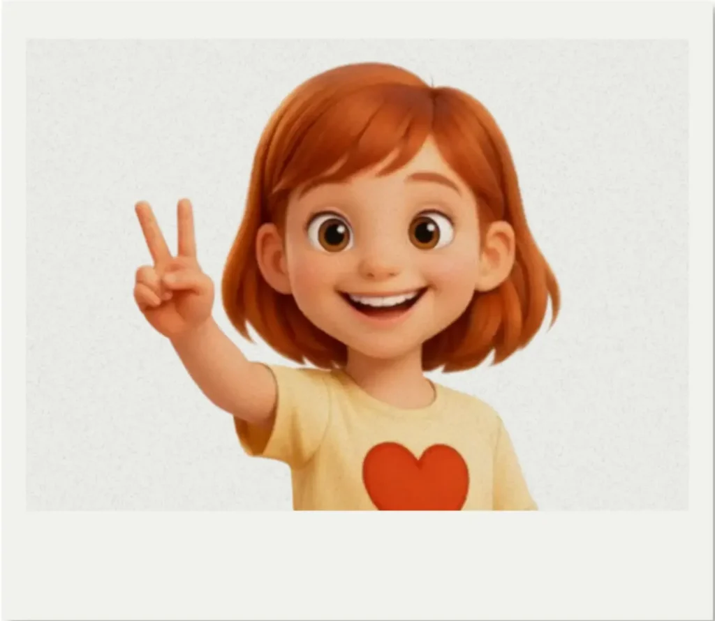 Emi Emotion aus dem Präventionsprojekt „Ich – Du – Wir: Stark zusammen“, Figur für Gefühle und Empathie im Sozialkompetenztraining für Kinder.