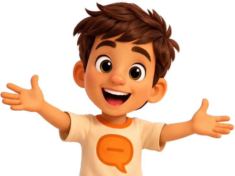 Koko Klartext lädt Kinder im Projekt Stark.miteinander dazu ein miteinander zu sprechen und Gedanken auszutauschen