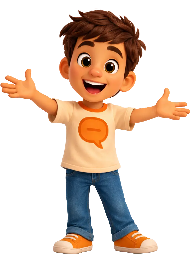 Koko Klartext lädt Kinder im Projekt Stark.miteinander dazu ein über Kommunikation zu sprechen und Gedanken auszutauschen